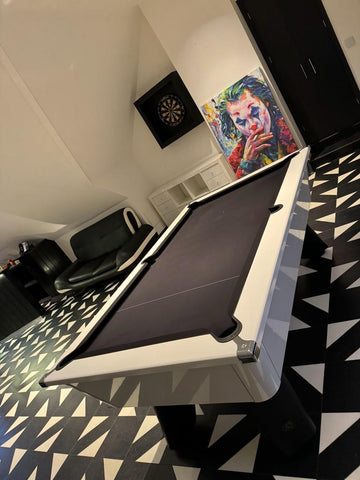 Cry Wolf Indoor Pool Table - Gloss White - Slate Bed 6ft / 7ft Cry Wolf Indoor Pool Table - Gloss White - Slate Bed 6ft / 7ft