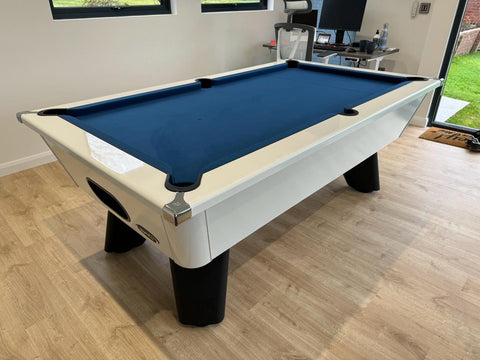 Cry Wolf Indoor Pool Table - Gloss White - Slate Bed 6ft / 7ft Cry Wolf Indoor Pool Table - Gloss White - Slate Bed 6ft / 7ft