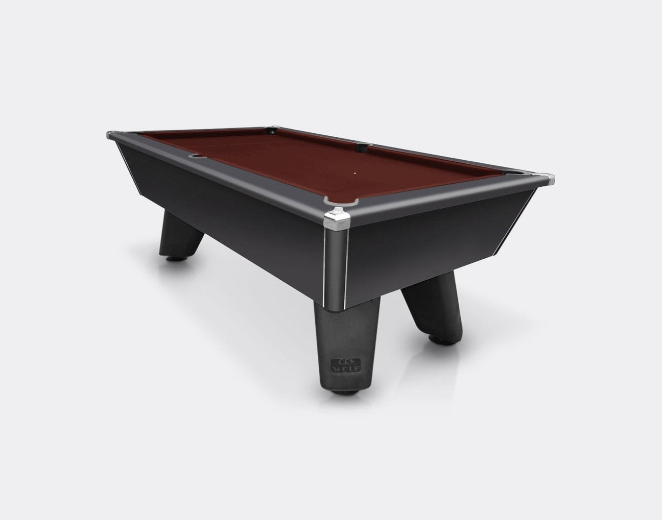 Cry Wolf Pool Table - Black, Slate Bed 6ft/7ft - Pool Table Shop Cry Wolf Pool Table - Black, Slate Bed 6ft/7ft - Pool Table Shop