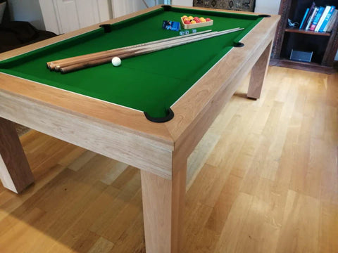 Solid Oak English Pool Dining Table