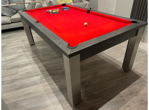 Funky Munky Elixir - Pool Dining Table - 6FT / 7FT - Slate Bed - Anthracite Slate