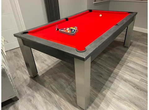 Funky Munky Elixir - Pool Dining Table - 6FT / 7FT - Slate Bed - Anthracite Slate