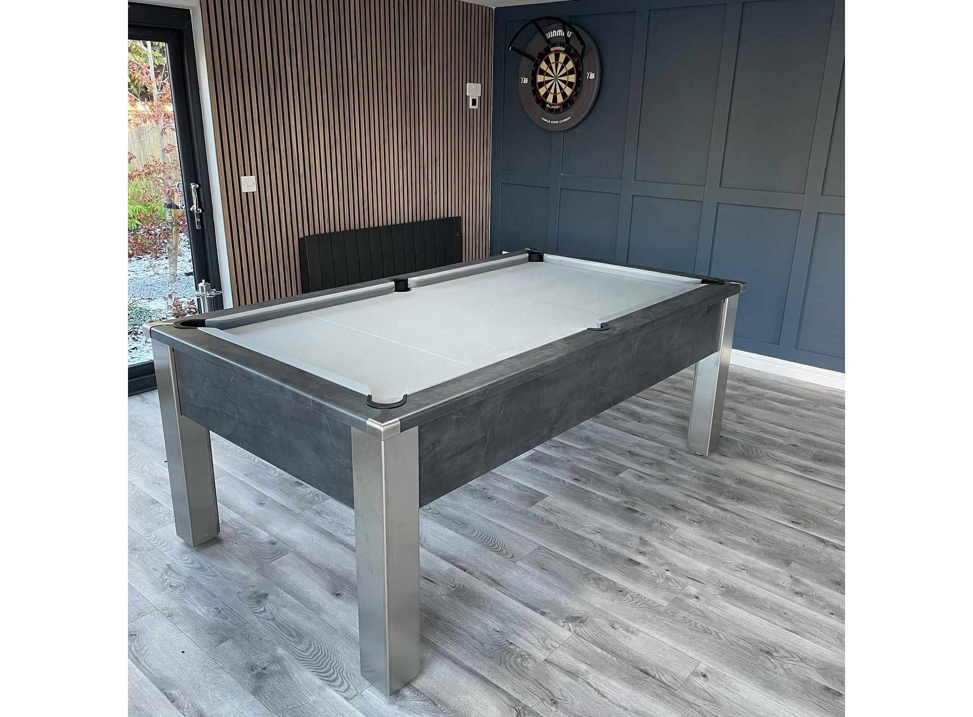 Funky Munky Tournament - Slate Bed Pool Table - 6FT / 7FT - Anthracite ...
