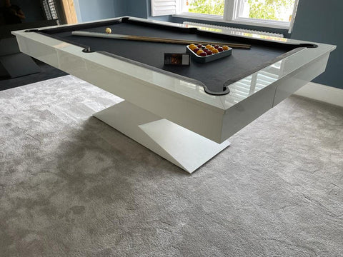 The Lightning 7FT Pool Dining Table - Luxury Pool Diner - Range of Colours - 7FT Slate Bed