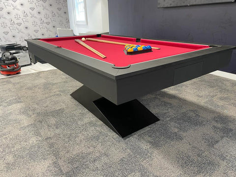 The Lightning 7FT Pool Dining Table - Luxury Pool Diner - Range of Colours - 7FT Slate Bed