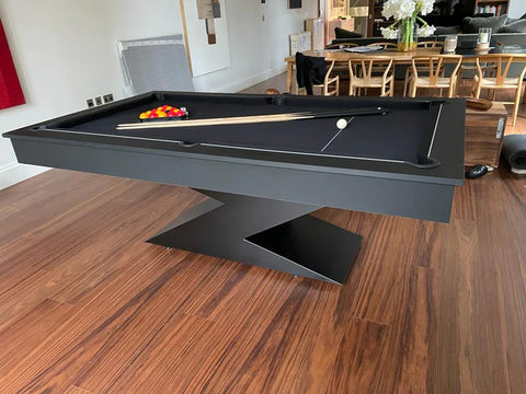 The Lightning 7FT Pool Dining Table - Luxury Pool Diner - Range of Colours - 7FT Slate Bed