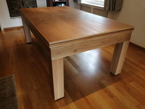 Solid Oak English Pool Dining Table