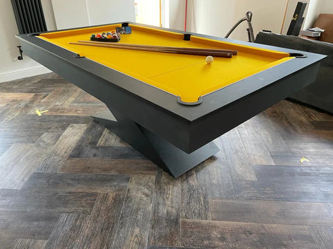 The Lightning 7FT Pool Dining Table - Luxury Pool Diner - Range of Colours - 7FT Slate Bed