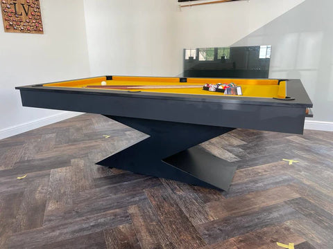 The Lightning 7FT Pool Dining Table - Luxury Pool Diner - Range of Colours - 7FT Slate Bed