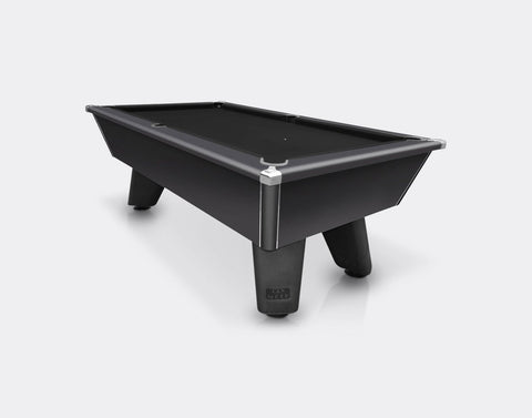 Cry Wolf Pool Table - Black, Slate Bed 6ft/7ft - Pool Table Shop