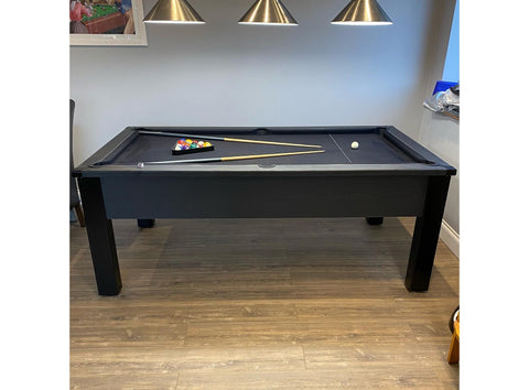 Funky Munky Tournament Slate Bed Pool Table 6ft / 7ft - Black Stealth